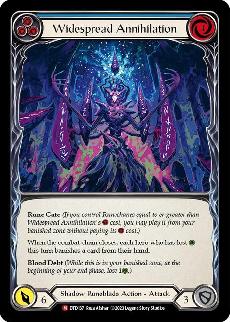 Widespread Annihilation Card Front