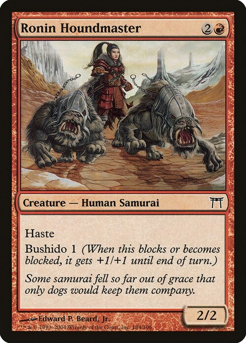 Ronin Houndmaster Card Front