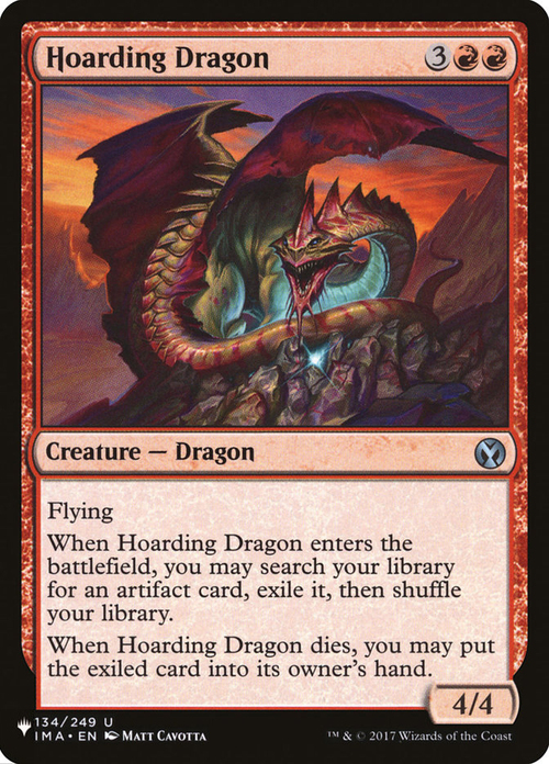 Hoarding Dragon Card Front