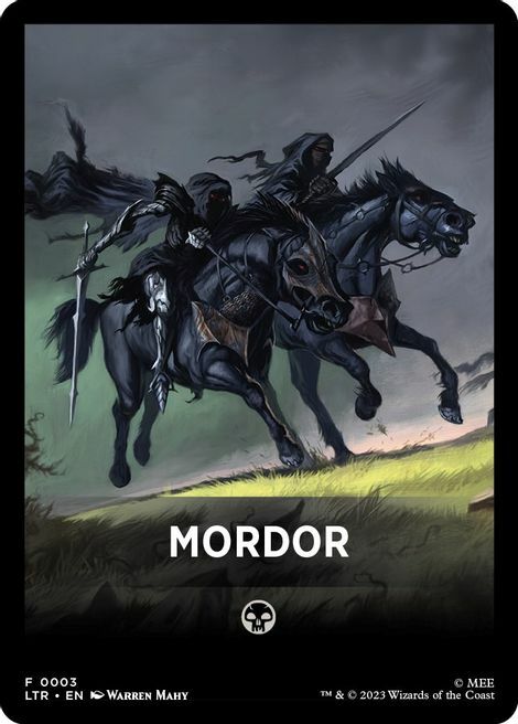 Mordor Theme Card Card Front