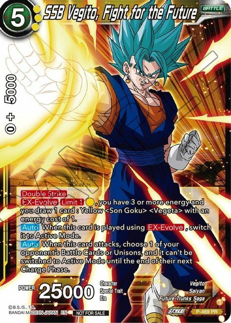 SSB Vegito, Fight for the Future Card Front