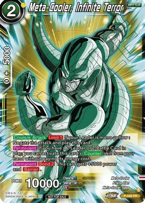 Meta-Cooler, Infinite Terror Card Front