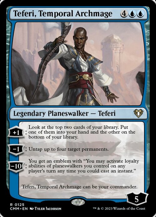 Teferi, Temporal Archmage Card Front