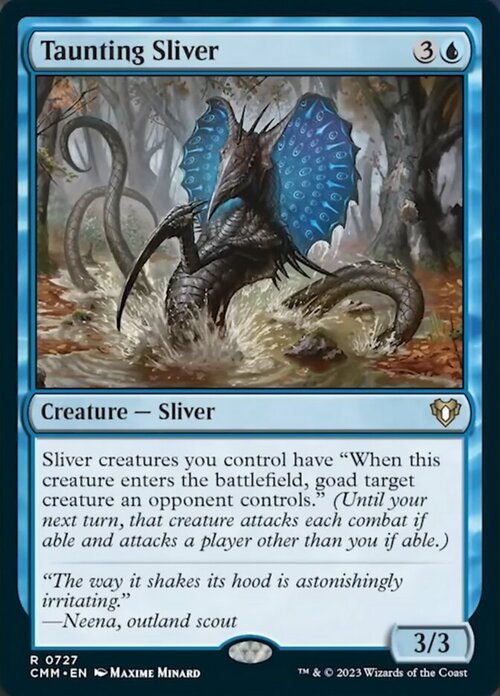 Taunting Sliver Card Front