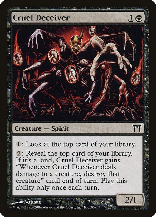 Cruel Deceiver Card Front