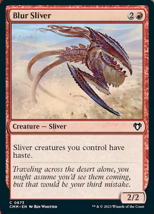 Blur Sliver Card Front