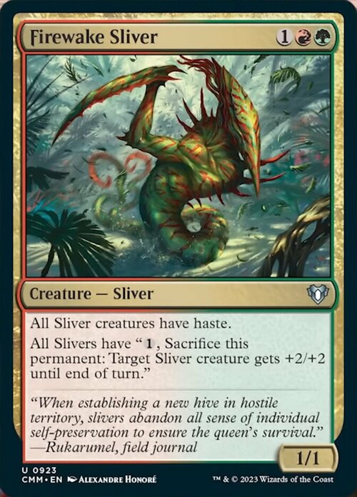 Firewake Sliver Card Front