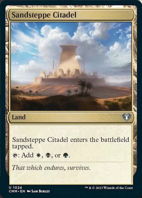 Sandsteppe Citadel Card Front