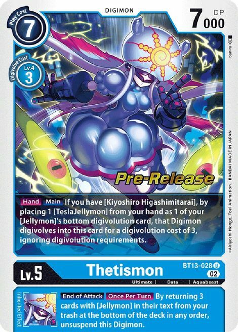 Thetismon Card Front