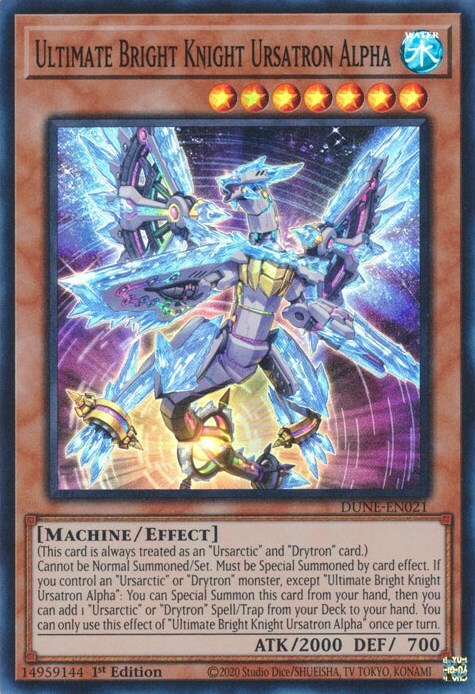 Ultimate Bright Knight Ursatron Alpha Card Front