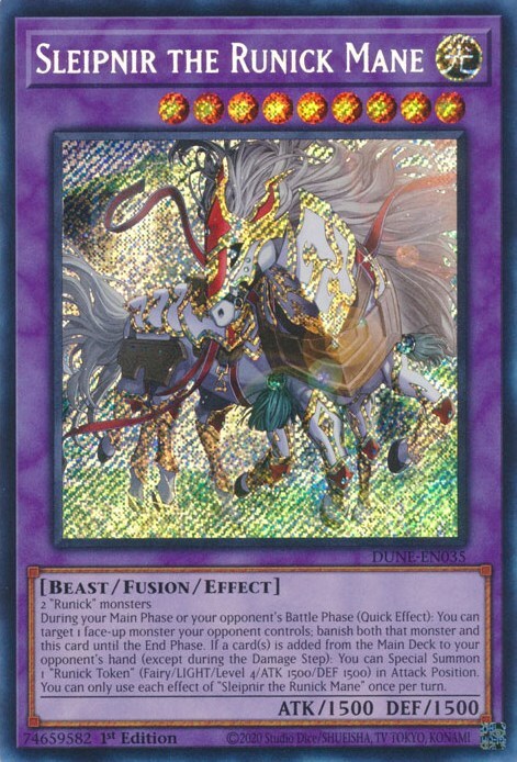 Sleipnir the Runick Mane Card Front