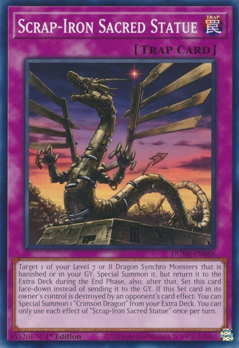 Scrap-Iron Sacred Statue Card Front