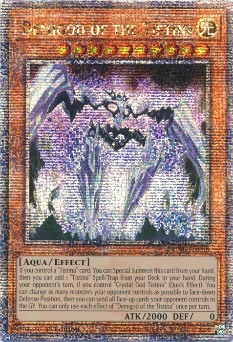 Demigod of the Tistina Card Front