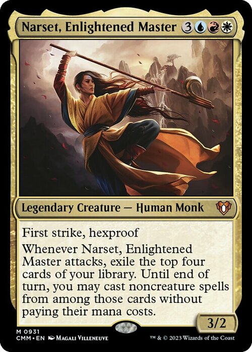 Narset, Enlightened Master Card Front