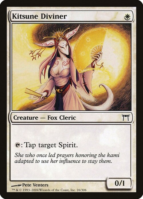 Kitsune Diviner Card Front