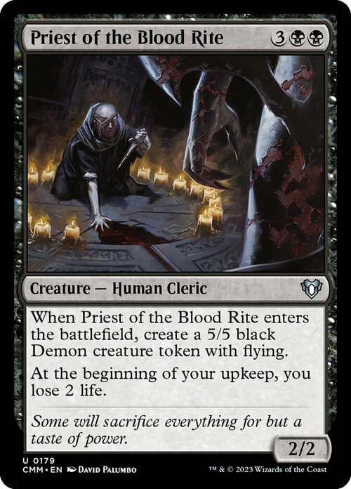 Priest of the Blood Rite Card Front