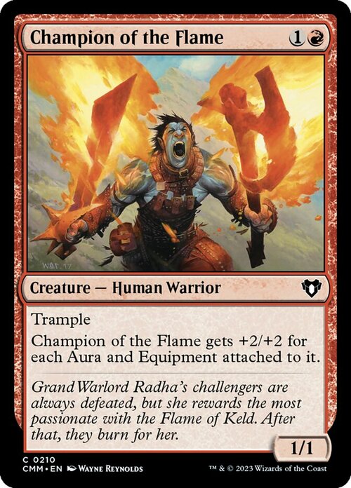 Champion of the Flame Card Front