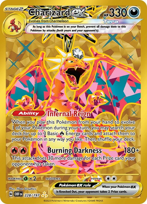 Charizard ex Card Front