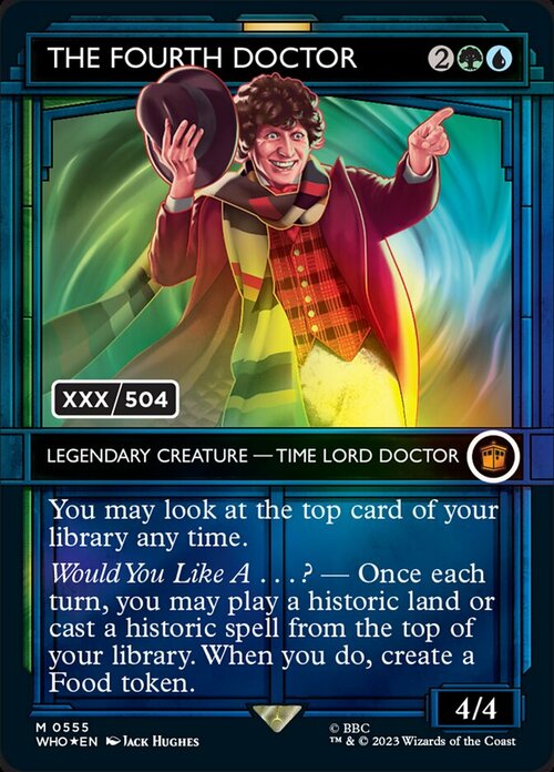 The Fourth Doctor Card Front