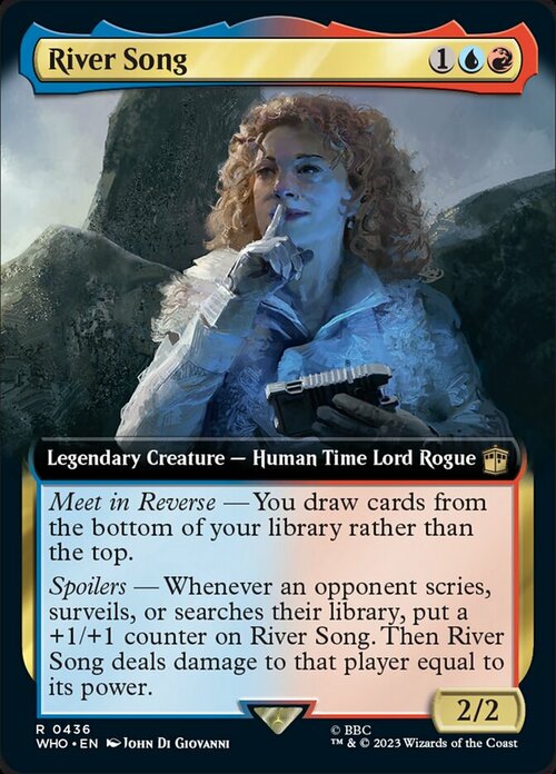 River Song Card Front