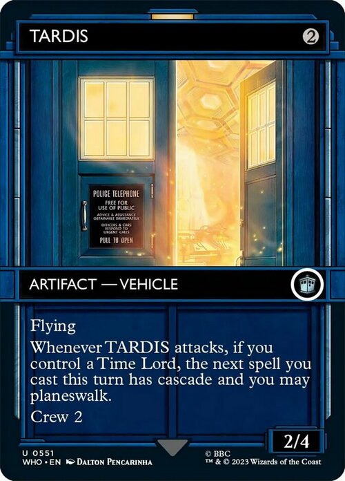 TARDIS Card Front