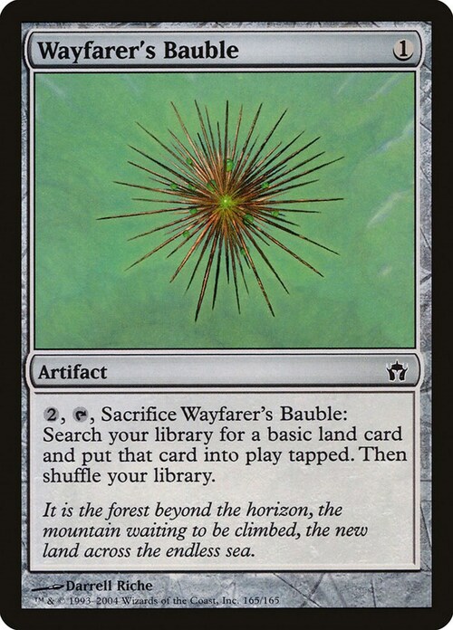 Wayfarer's Bauble Card Front