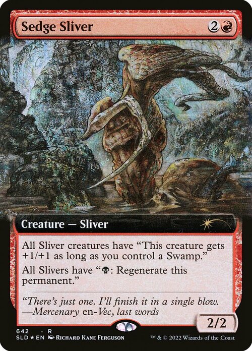 Sedge Sliver Card Front