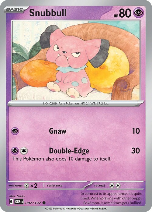 Snubbull Card Front