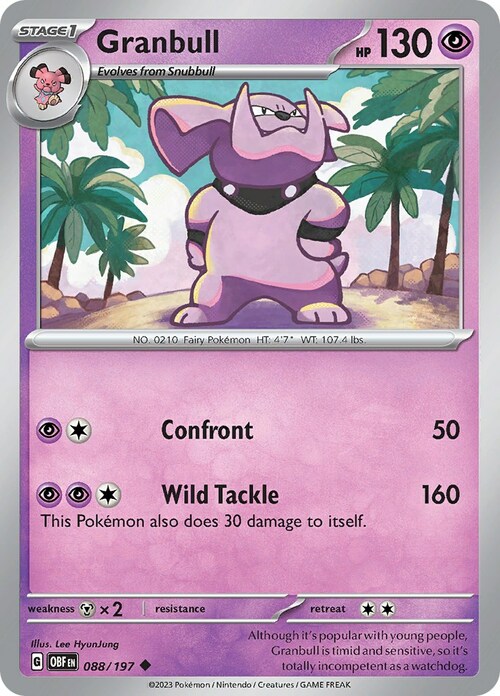 Granbull Card Front