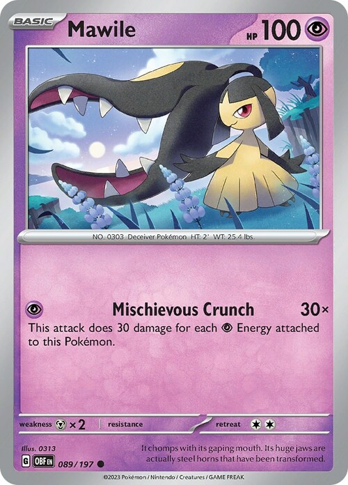 Mawile Card Front