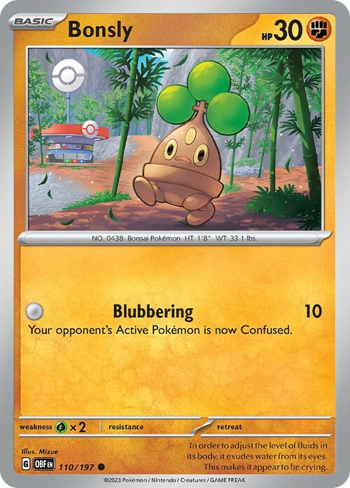 Bonsly Card Front