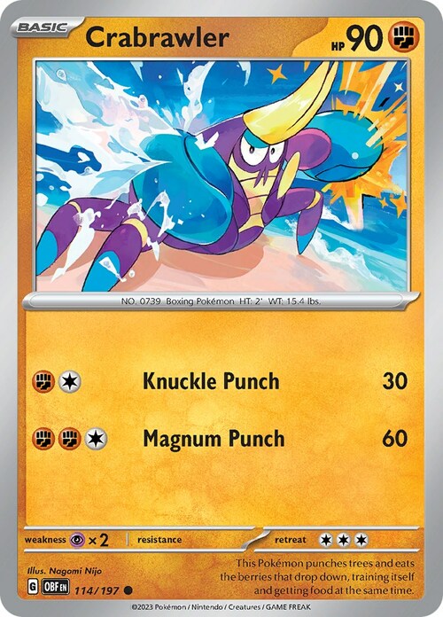 Crabrawler Card Front