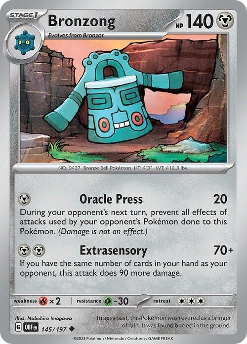 Bronzong Card Front