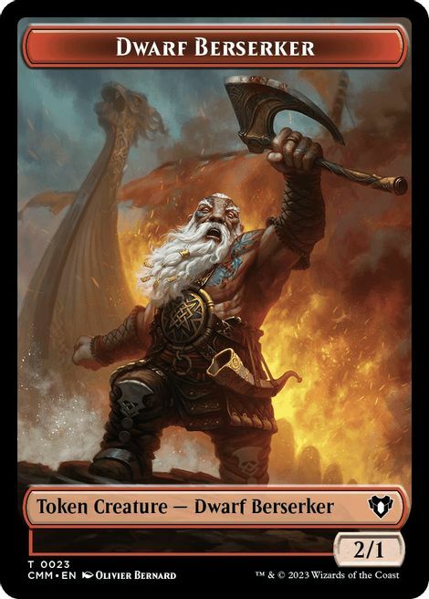 Dwarf Berserker // Bird Card Front