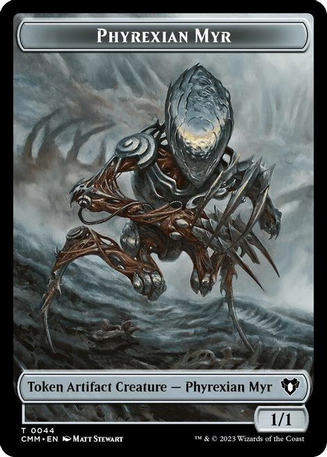 Phyrexian Myr // Bird Card Front