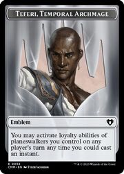 Teferi, Temporal Archmage Emblem // Human Soldier