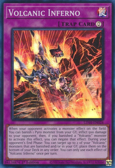 Volcanic Inferno Card Front