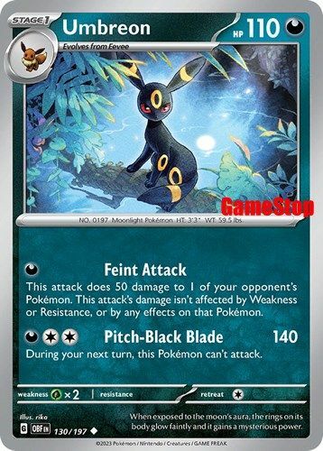 Umbreon Card Front