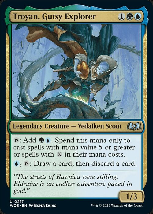 Troyan, Gutsy Explorer Card Front