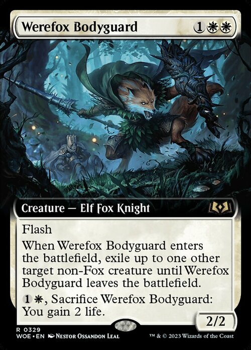 Werefox Bodyguard Card Front