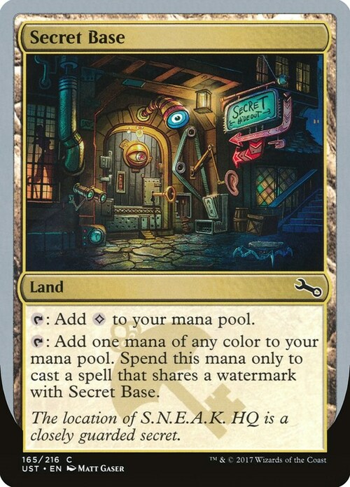 Secret Base Card Front