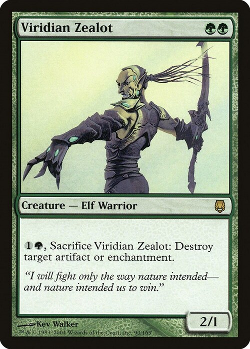 Viridian Zealot Card Front