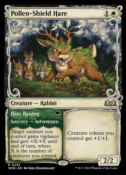 Pollen-Shield Hare // Hare Raising Card Front