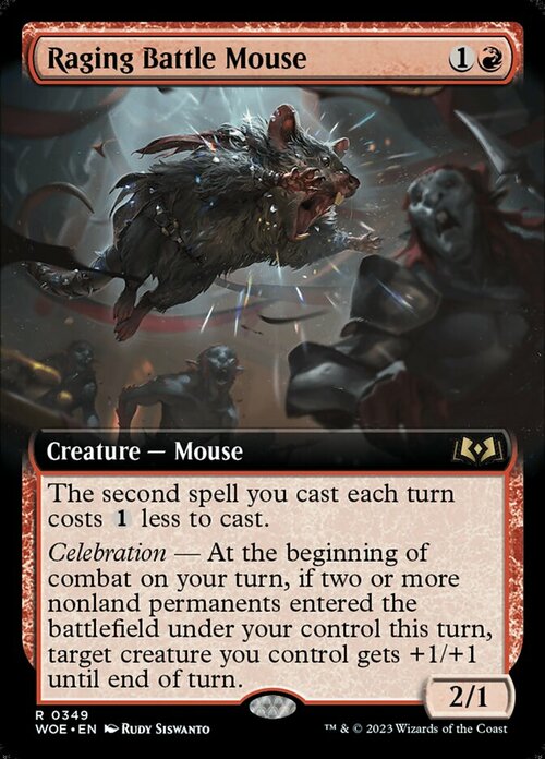 Raging Battle Mouse Card Front