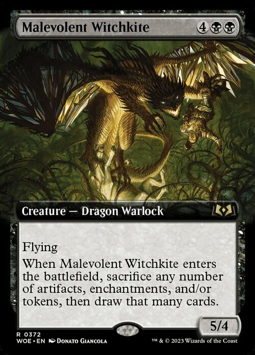 Malevolent Witchkite Card Front