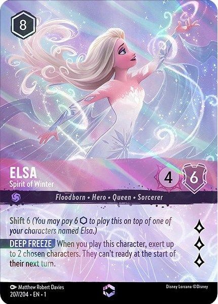 Elsa - Spirit of Winter Card Front