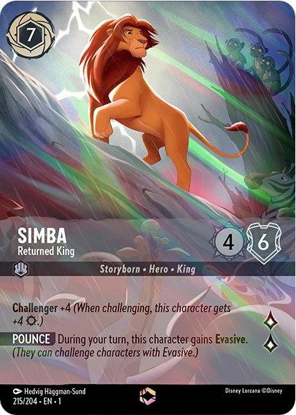 Simba - Returned King Card Front