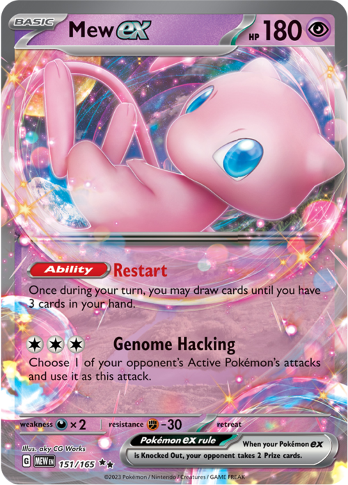 Mew ex Card Front