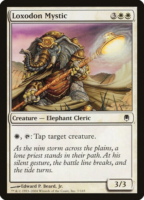 Loxodon Mystic Card Front