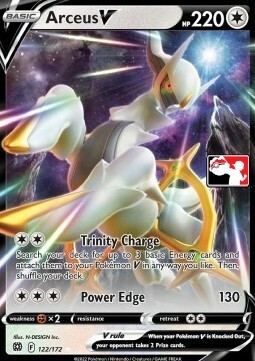 Arceus V Card Front